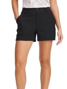 Under Armour Mid Rise Active Shorts Black Size 12
